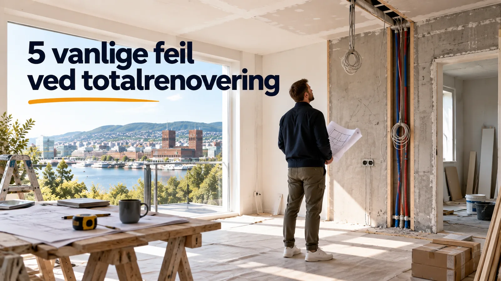 10 feil du bør unngå ved totalrenovering