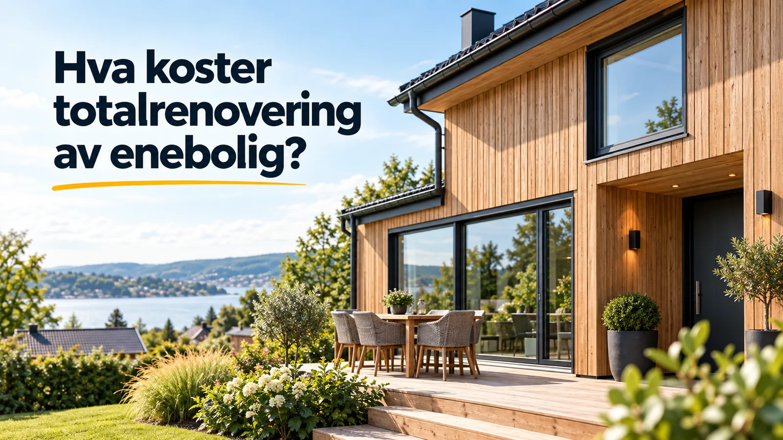 Hva koster totalrenovering av enebolig? Prisguide 2026