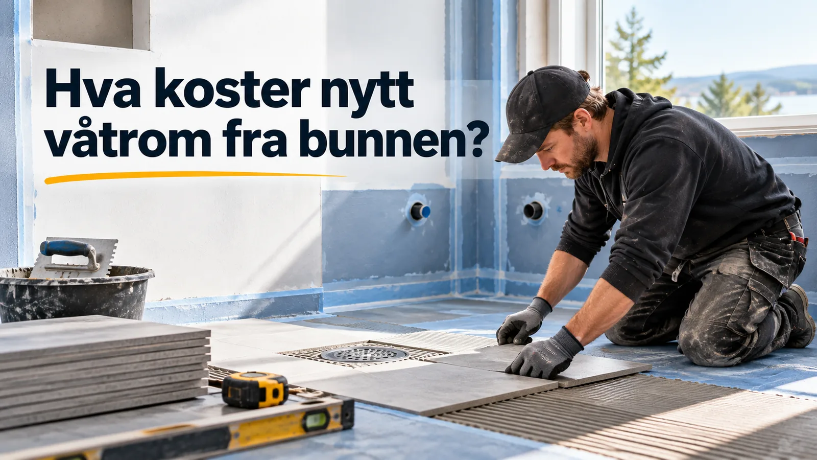 Hva koster nytt våtrom fra bunnen?