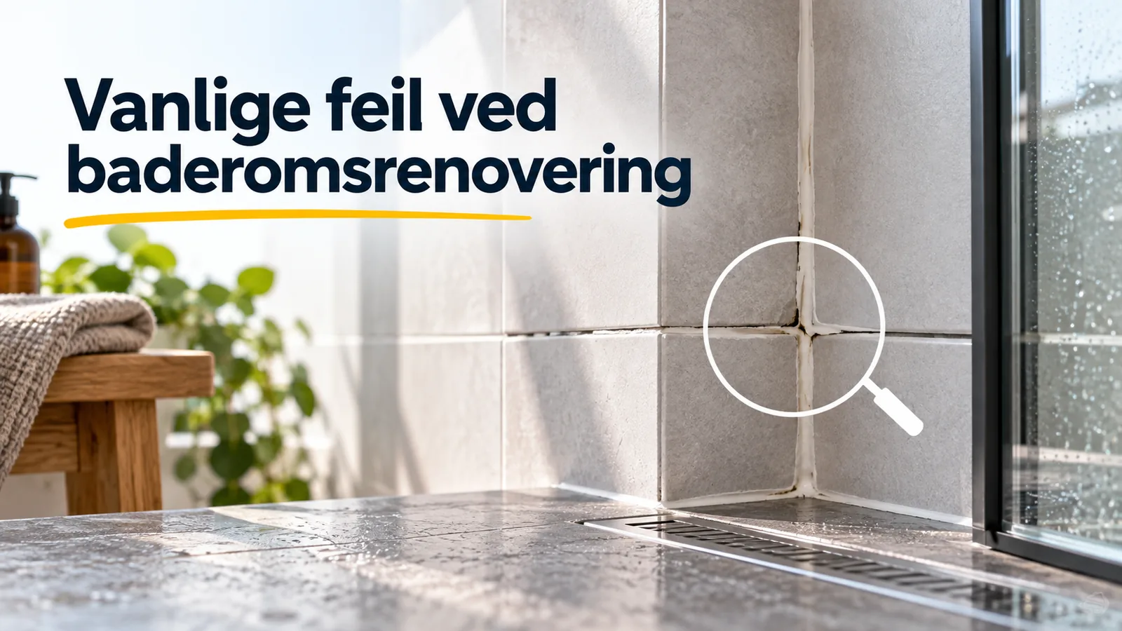 Vanlige feil ved baderomsrenovering