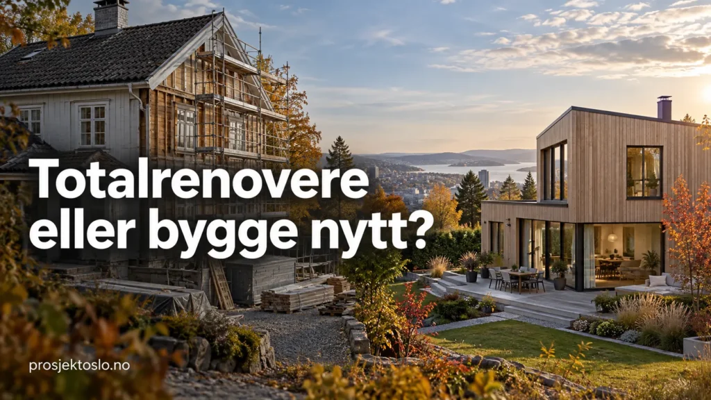 Totalrenovere eller bygge nytt?